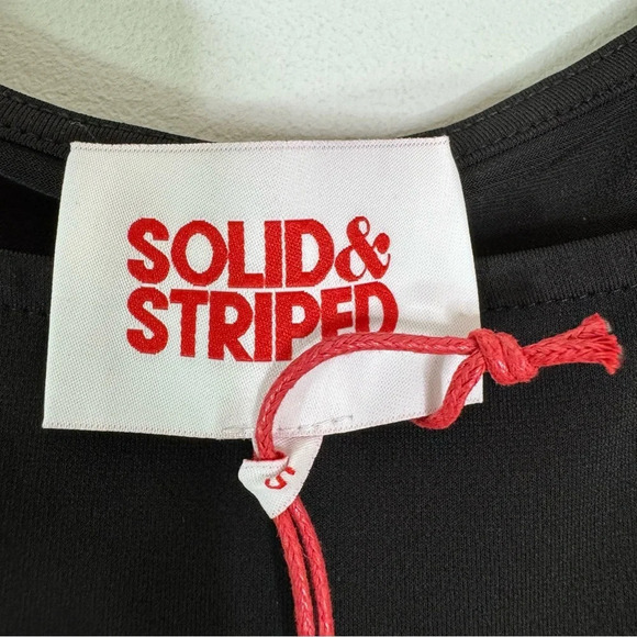 Solid & Striped Kimberly Tank Coverup Dress Black Size S NWT - Picture 7 of 11